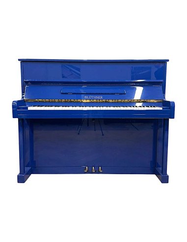 Piano Bluthner Model A bleu clavier