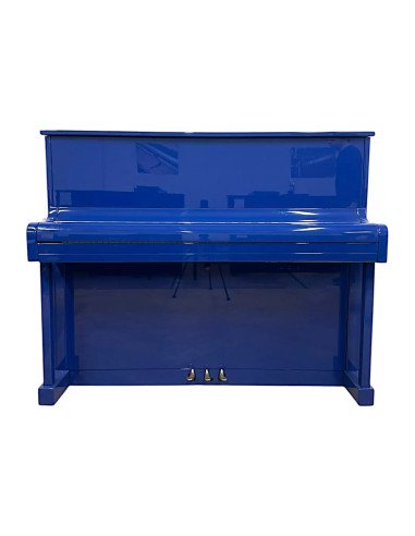 Piano Bluthner Model A bleu fermé