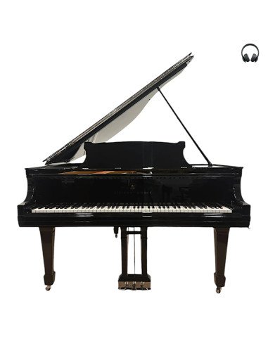 Piano Steinway & Sons O noir silent ouvert