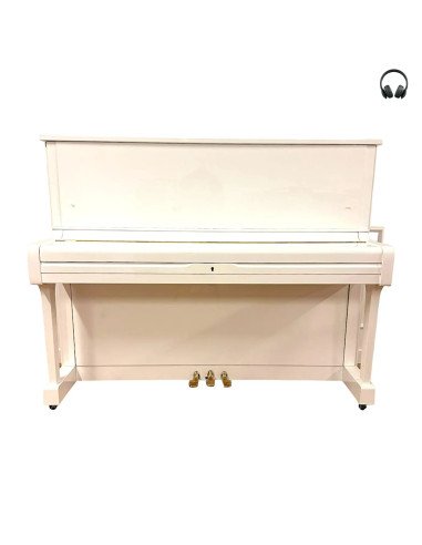 Piano Yamaha U1 blanc silent fermé