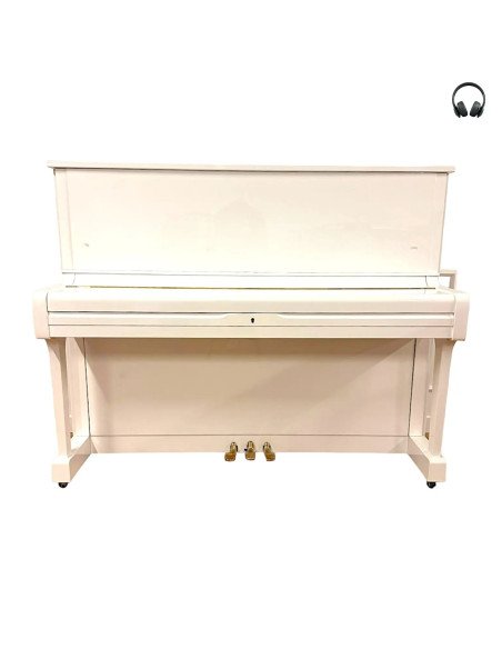 Piano Yamaha U1 blanc silent fermé