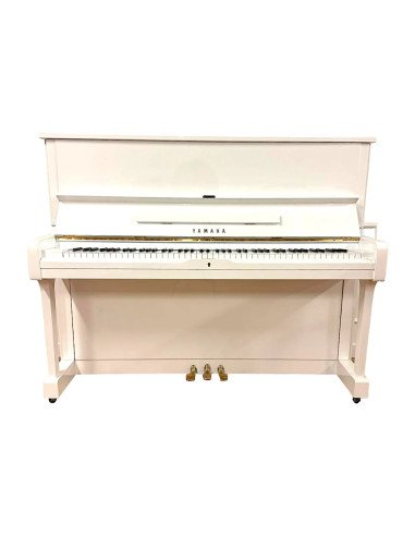 Piano Yamaha U1 blanc ouvert