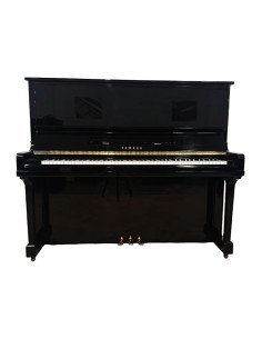 Piano Yamaha U3 noir brillant profil 2