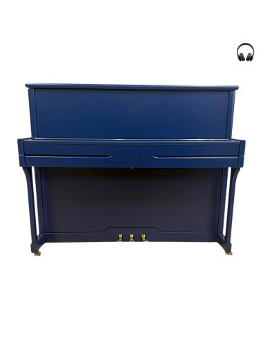 Piano Pleyel P118 Satin Blue Edition silent fermé