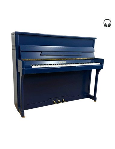 Piano Pleyel P118 Satin Blue Edition silent profil