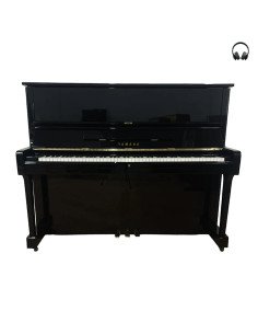 Piano Yamaha U1 noir brillant silent profil 2