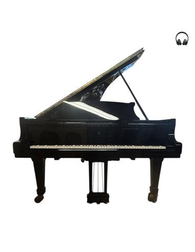 Piano Steinway & Sons Model D noir silent face