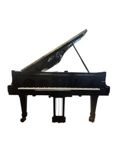 Piano Steinway & Sons Model D noir profil 2