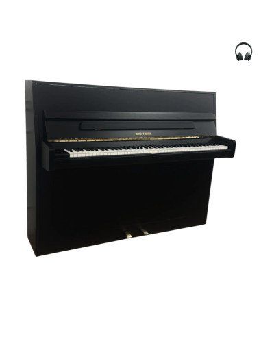 Piano Hoffmann 114 M Satin Black Edition silent profil