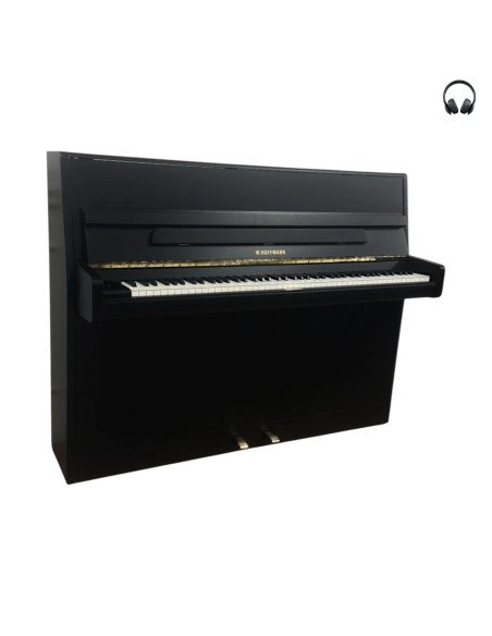 Piano Hoffmann 114 M Satin Black Edition silent profil