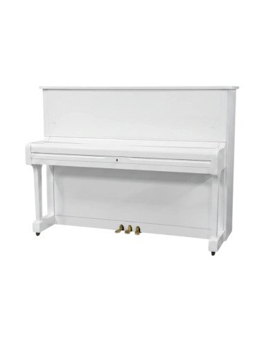 Piano Yamaha U1 blanc profil fermé