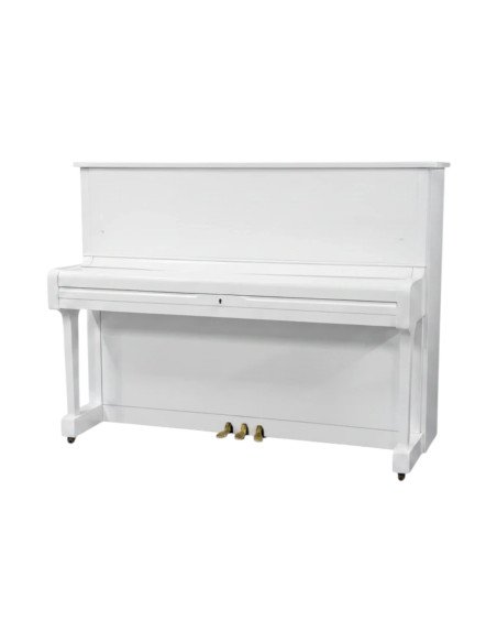 Piano Yamaha U1 blanc profil fermé
