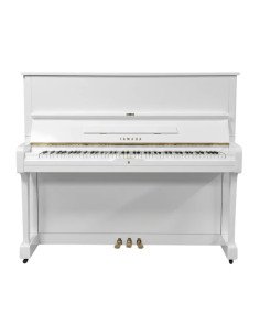 Piano Yamaha U1 blanc profil 2