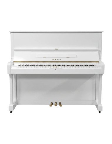 Piano Yamaha U1 blanc ouvert