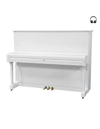 Piano Yamaha U1 blanc silent fermé