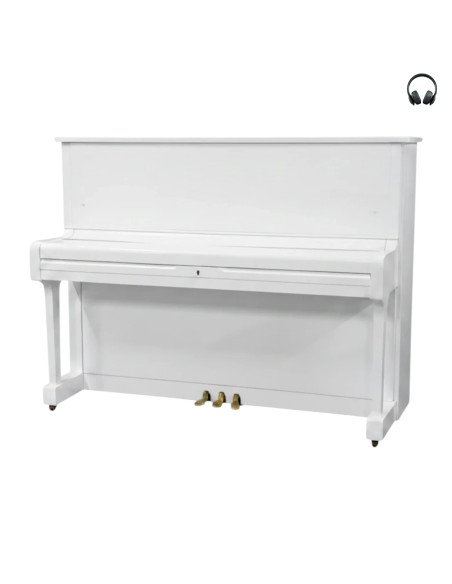 Piano Yamaha U1 blanc silent fermé