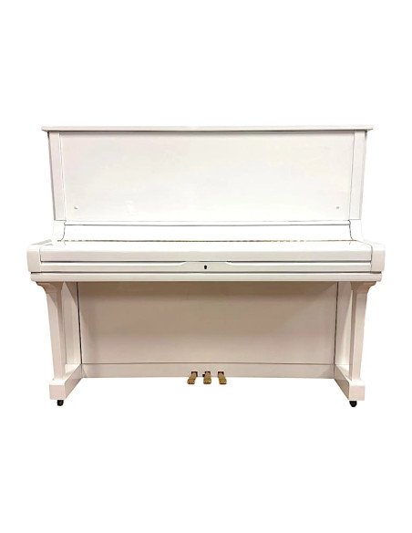 Piano Yamaha U3 blanc brillant fermé