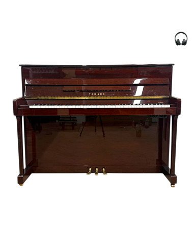 Piano Yamaha P112 acajou brillant silent ouvert