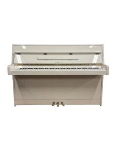 Piano Yamaha M5J blanc brillant profil 2