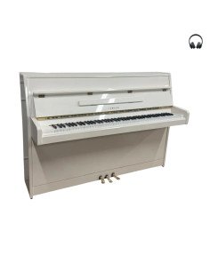 Piano Yamaha M5J blanc brillant silent profil