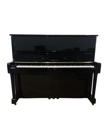 Piano Yamaha U1 occasion noir brillant ouvert