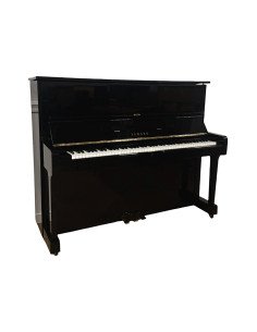 Piano Yamaha U1 occasion noir brillant profil