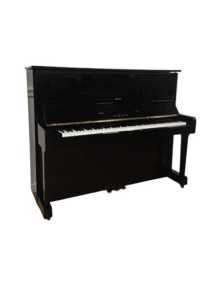 Piano Yamaha U1 occasion noir brillant profil
