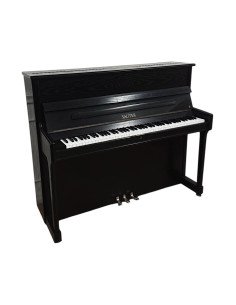 Piano Sauter 120 R2 noir satiné profil