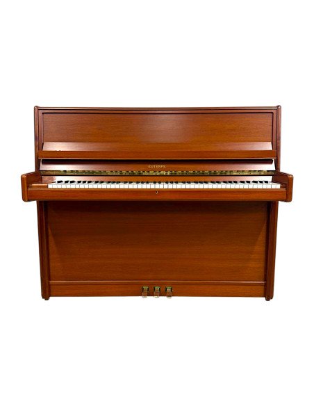 Piano Euterpe 120 M noyer satiné ouvert
