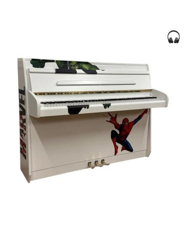 Piano Pleyel Schimmel Monceau Toon's silent profil ouvert